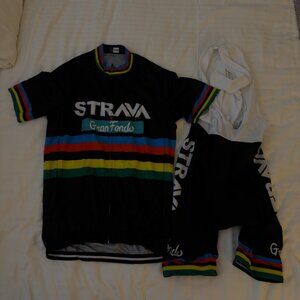 Cycling Jersey STRAVA GRAN FONDO cycling kit size Medium